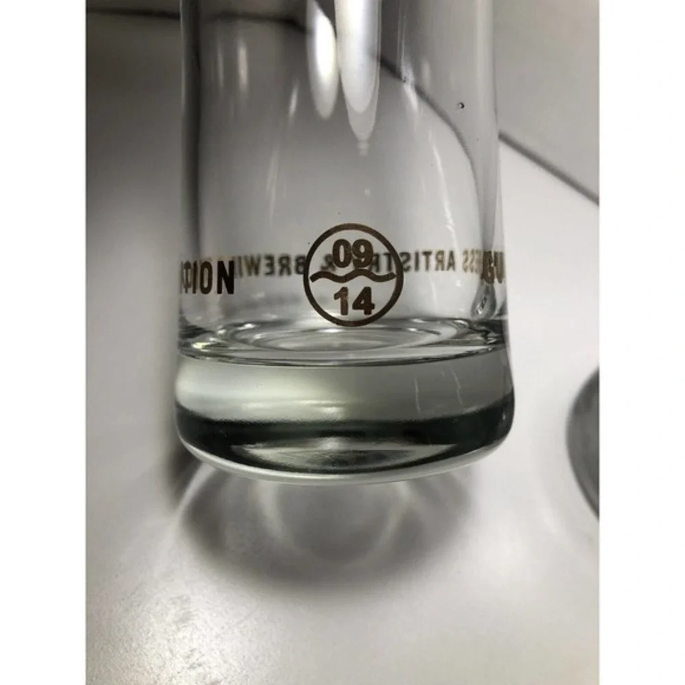 Guinness Blonde American Lager Beer Glass - Dublin Ireland BREWERY SET OF FIVE